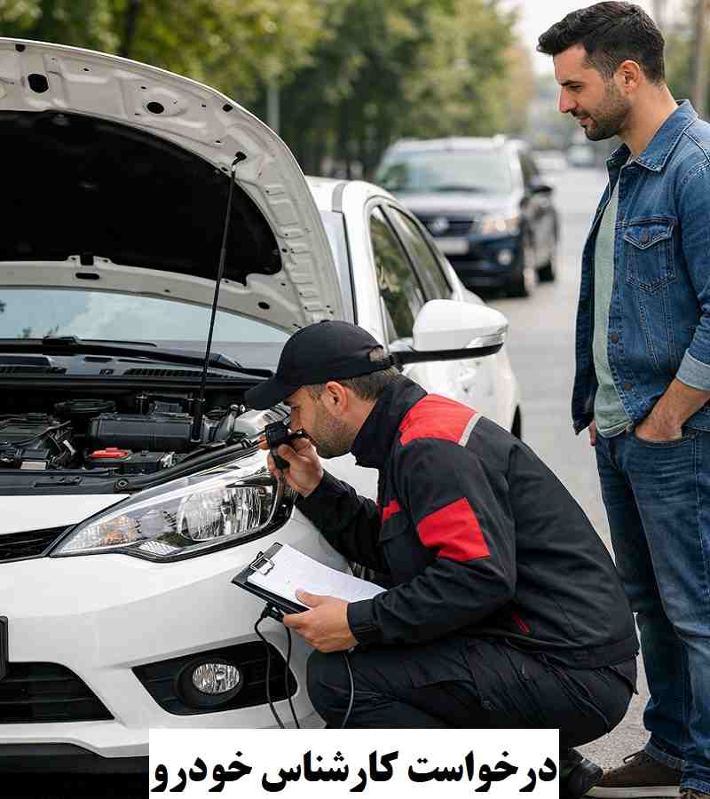 درخواست کارشناس خودرو در محل