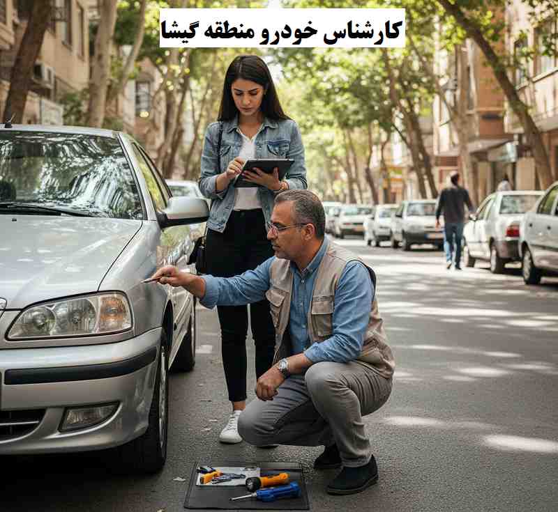 کارشناس خودرو در گیشا