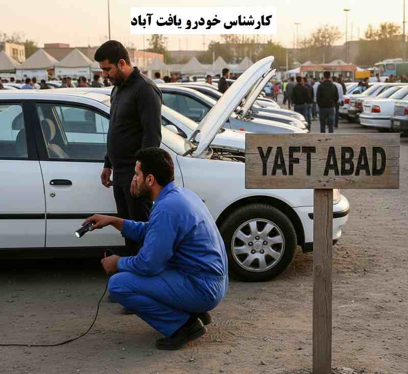 کارشناس رنگ خودرو یافت آباد