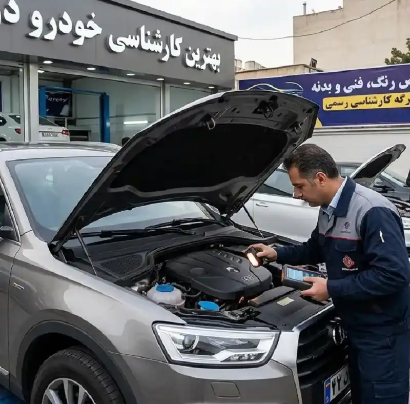 بهترین کارشناسی خودرو در تهران   تست سریع و تخصصی ماشین